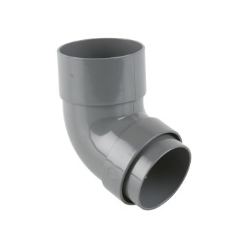 Brett 68mm Downpipe Grey 92.5 Bend