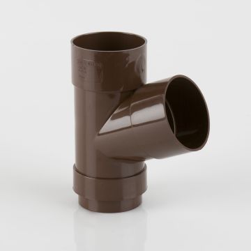 Brett 68mm Downpipe 112.5 Branch Brown