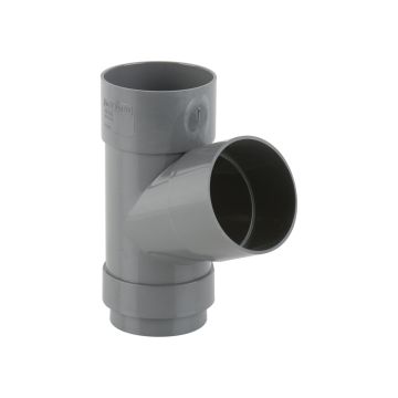 Brett 68mm Downpipe 112.5 Branch Grey