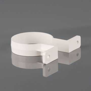 Brett 68mm Downpipe Bracket White