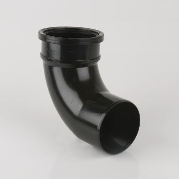 Brett 110mm Pushfit Soil 92.5 Ss Bend Black