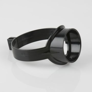 Brett 110mm Pushfit Soil Black 110mmx50mm Strap On Boss