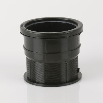 Brett 110mm Pushfit Soil Black C/Iron & Salt Glaze Drain