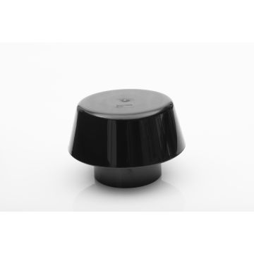 Brett 110mm Pushfit Soil Black Extract Cowl