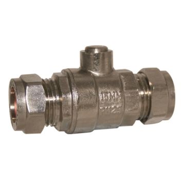 Isolating Valve Fullbore 15mm Chrome