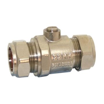 Isolating Valve Fullbore 22mm Chrome