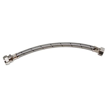 Flexible Tap Connector (WRAS) Compression x Swivel 22mm x 3/4" x 300mm