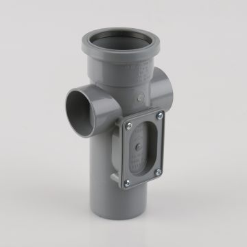 Brett 82.4mm Pushfit Soil S/S Access Pipe