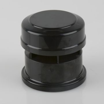 Brett 110mm/82.4mm Air Admittance Valve Black