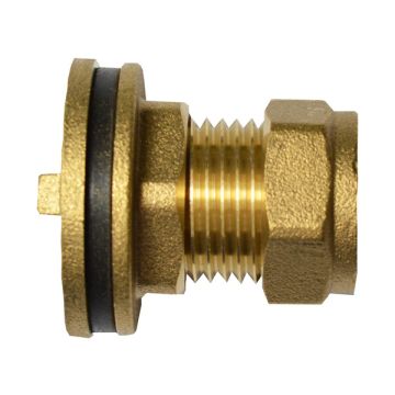 Contract Compression Fitting 15mm Flanged Tank Connector