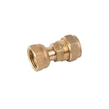 Contract Compression Fitting S/Swivel Tap Connector 15mm x 3/4