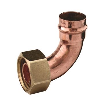 Contract Solder Ring 15 x 1/2 Bent Tap Connector