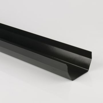 Brett 114m Square Gutter 4Mtr Black