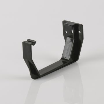 Brett 114mm Square Fascia Bracket Black 
