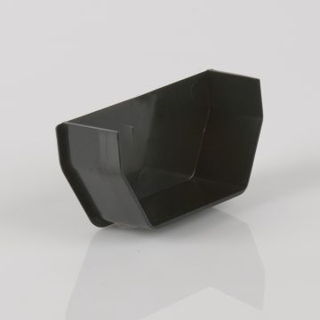 Brett 114mm Square Internal Stopend Black