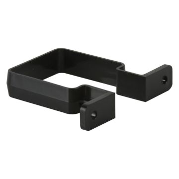 Brett 65mm Square Downpipe Bracket Black