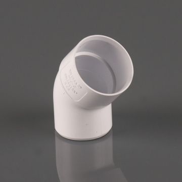 Brett 40mm 135 Deg Sw Spigot Bend White
