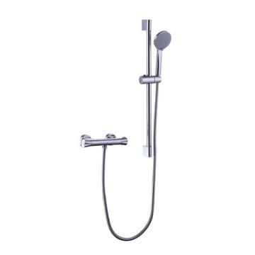 Thermostatic Shower Mixer Kit (Inc. Mixer Bar, 3 Way Shower Head, Rail & Hose)