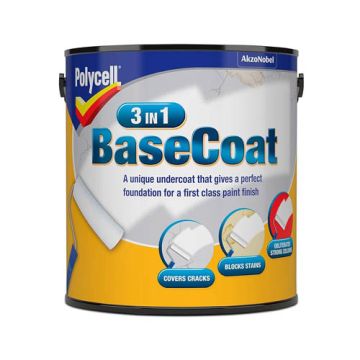 Polycell 3 in 1 Basecoat 2.5Ltr 649046 