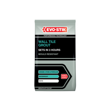 Evostik Wall Tile Grout White 500gm 478701 