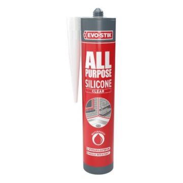 Evostik All Purp Flexi Silicone Clear 112896 