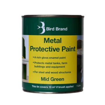 2.5Ltr Mid Green Metal Protective Paint 