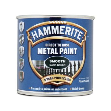 Hammerite Smooth Finish Dark Green 250ml 194639