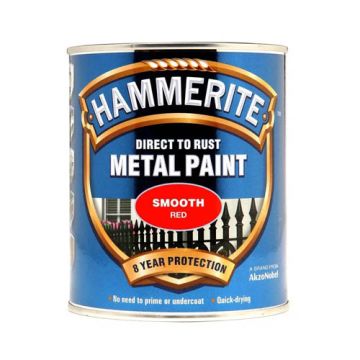 Hammerite Smooth Finish Red 250ml 045096 
