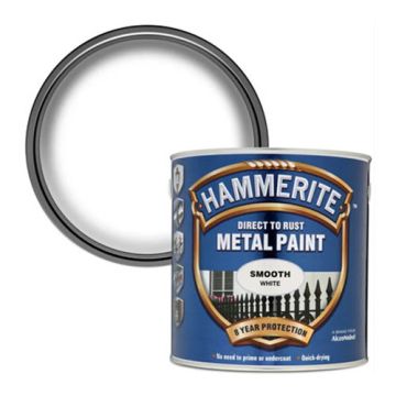 Hammerite Smooth Finish White 2.5Ltr 158733 