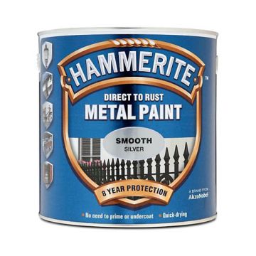 Hammerite Smooth Finish Silver 2.5Ltr 229708