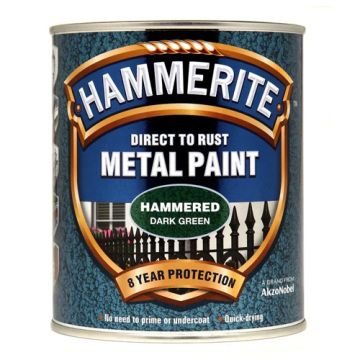 Hammerite Hammered Finish Dark Green 250ml 044644 