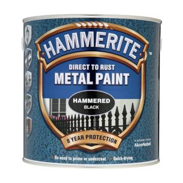 Hammerite Hammered Finish Black 2.5Ltr 158683 