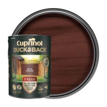 Cuprinol 5 Year Ducksback Rich Cedar 5Ltr