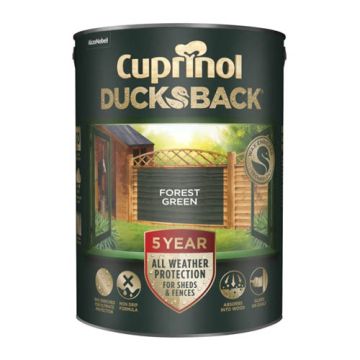 Cuprinol 5 Year Ducksback Forest Green 5Ltr 