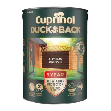 Cuprinol 5 Year Ducksback Autumn Brown 5Ltr 