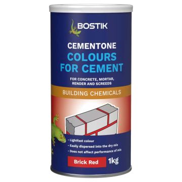 Cementone Cement Brick Red 1Kg 365209 