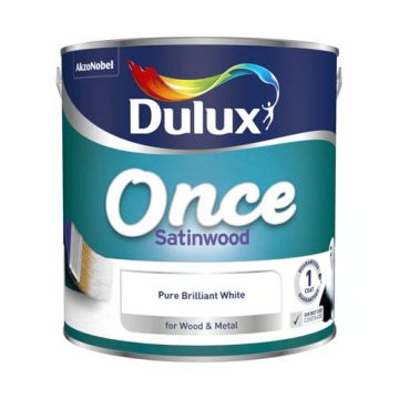 Dulux Retail Once Satinwood PBW 2.5Ltr