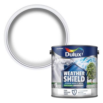 Dulux Retail Weathershield Qd U/Coat PBW 2.5Ltr