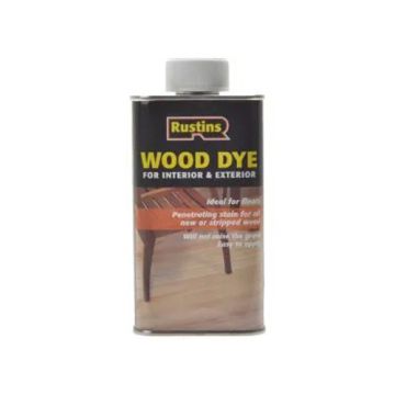 Rustins Wood Dye Light Teak 250ml 406272 