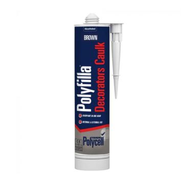 Polycell Decorators Caulk Trade Brown 380ml 399626
