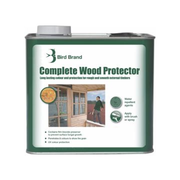Bird Brand 1Ltr Light Brown Complete Wood Preserver