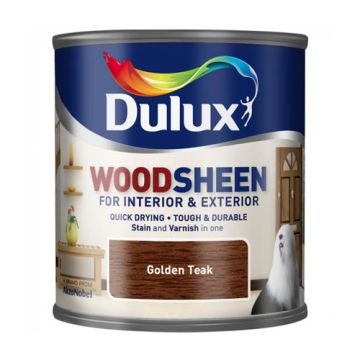Dulux Interior & Exterior Woodsheen 250ml Golden Teak 614495