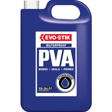 Evostik Waterproof PVA 5 Ltr Jerrycan 121966 