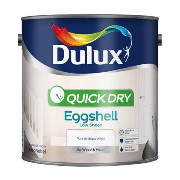 Dulux Retail Quick Drying Eggshell PBW 2.5Ltr