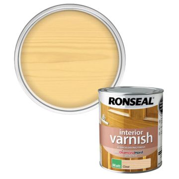 Ronseal Diamond Hard Interior Matt Varnish 750ml