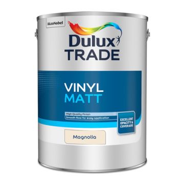 Dulux Trade Vinyl Matt Magnolia 5Ltr 