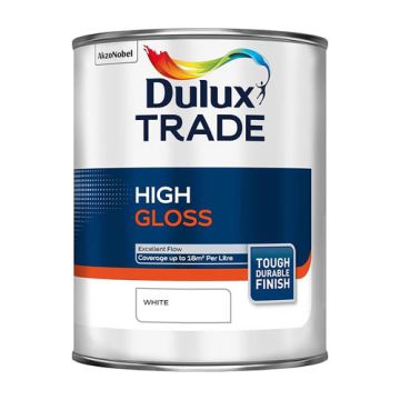 Dulux Trade High Gloss White 2.5Ltr 