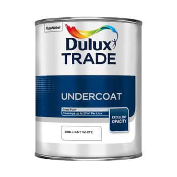 Dulux Trade Undercoat Brilliant White 1Ltr 
