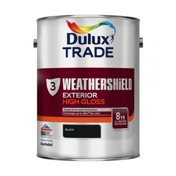 Dulux Trade Weathershield Gloss Black 2.5Ltr