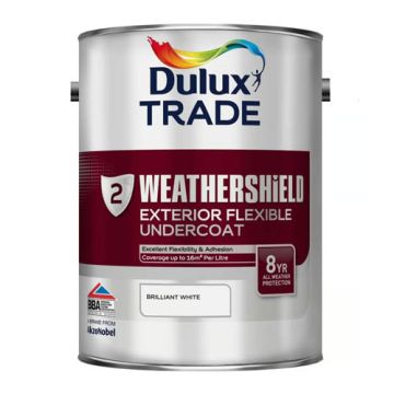 Dulux Trade Weathershield Undercoat Brilliant White 5Ltr